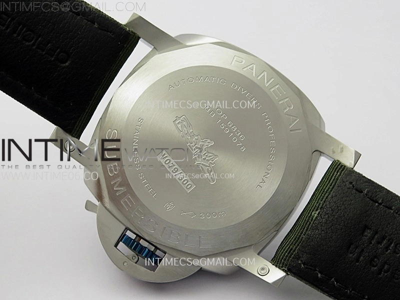 PAM1287 V TTF Best Edition Green Dial on Green Leather Strap P.900 Clone